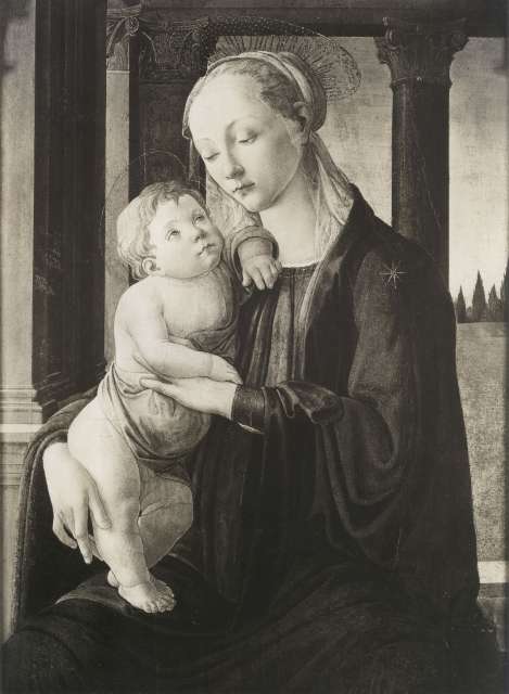 National Gallery of Art, Washington — Madonna and Child. Sandro Botticelli — insieme